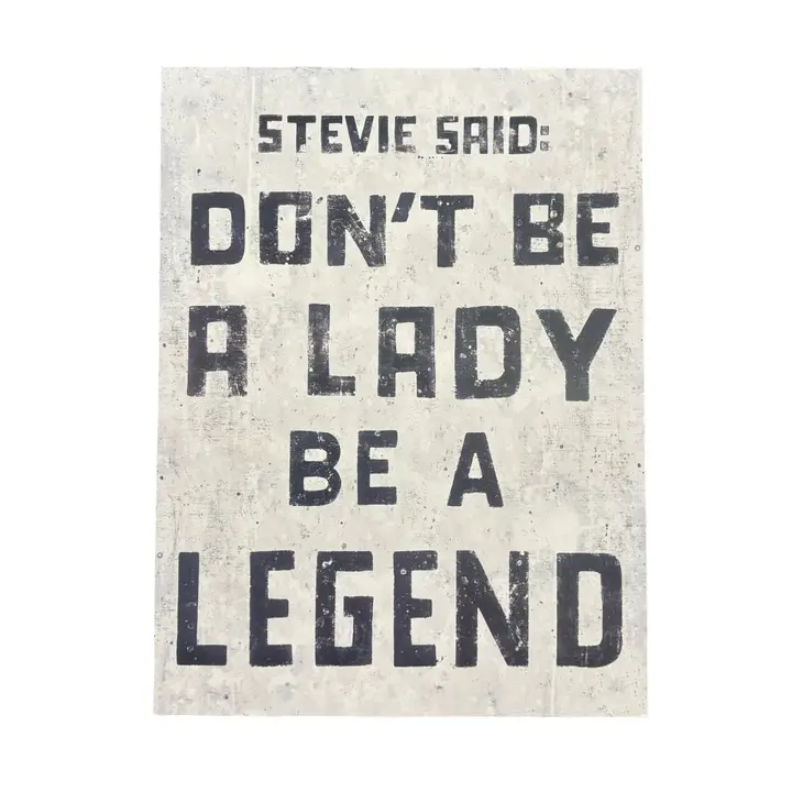 12"x 16" Poster Print - Be A Legend - Stevie Nicks - Image 3