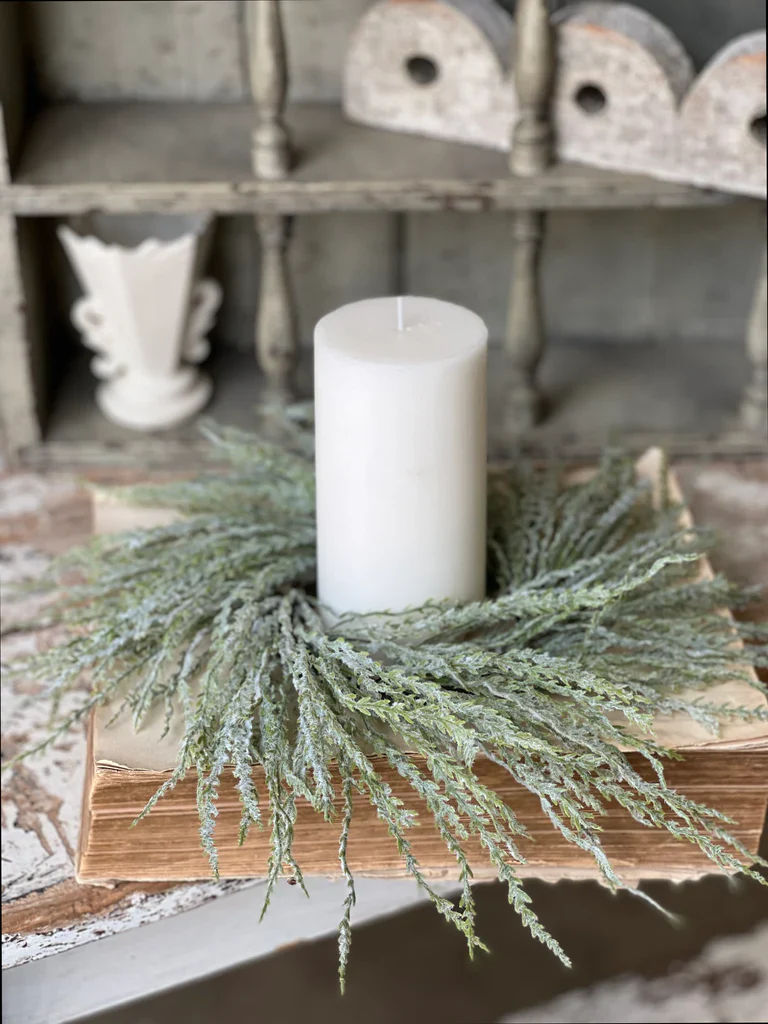 13" Ever After Sage Candle Ring - Image 4