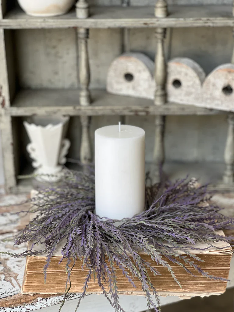 13" Ever After Sage Candle Ring - Purple - Image 3