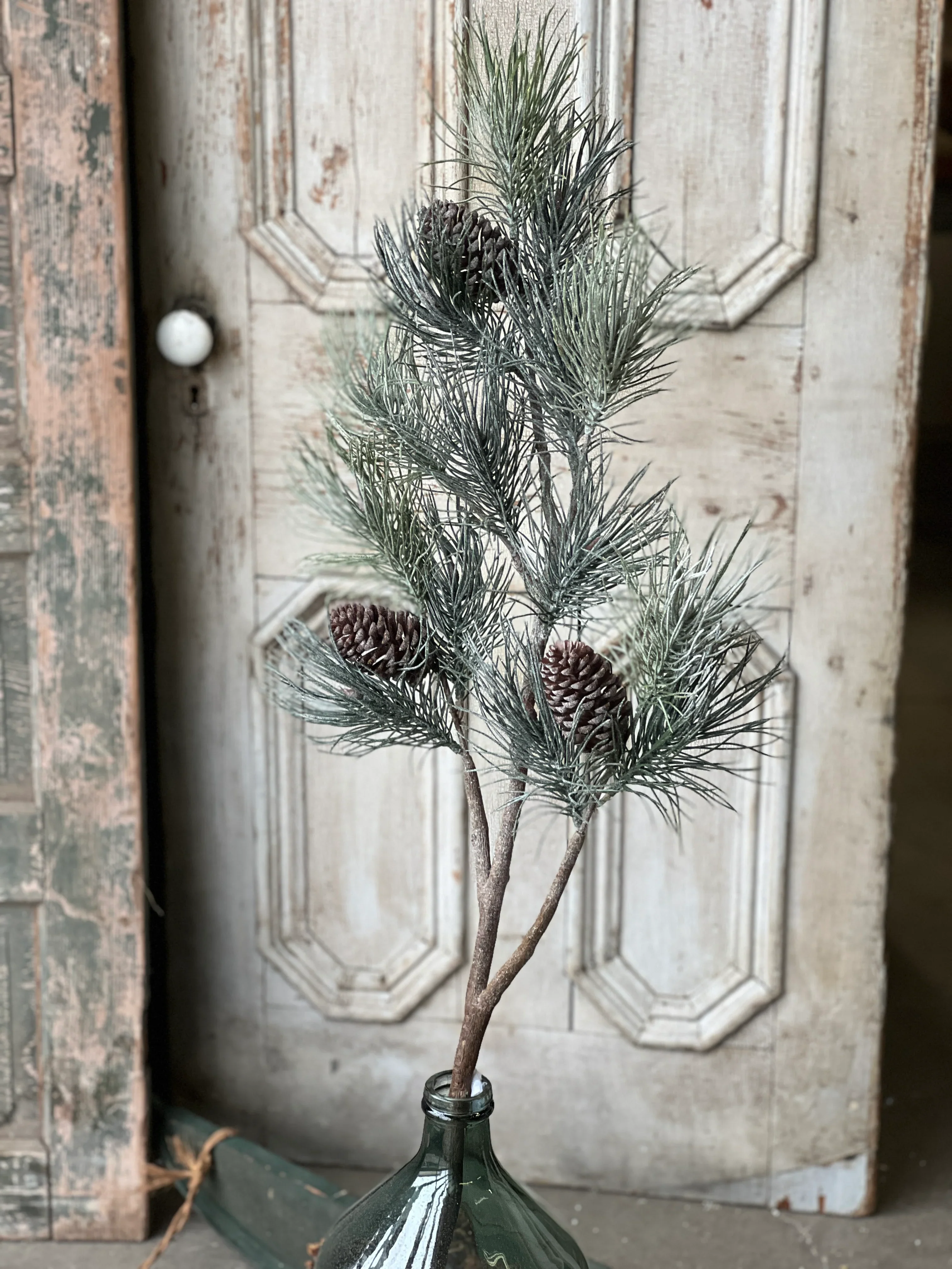 48" Frosted Emperor Pine Branch - Image 4