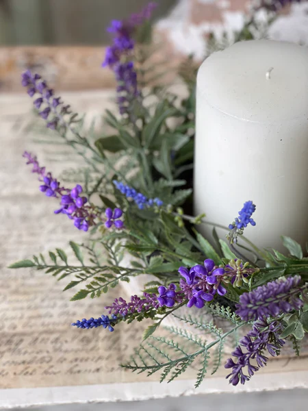 Chastain Lavender Candle Ring 16" with 6" Inner - Image 4
