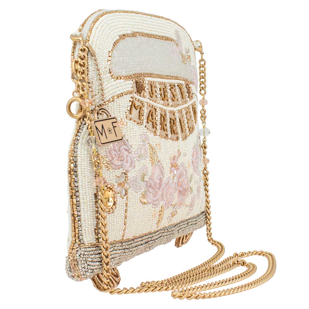 Mary Frances Just Married Beaded Car Image Crossbody Handbag - Image 3
