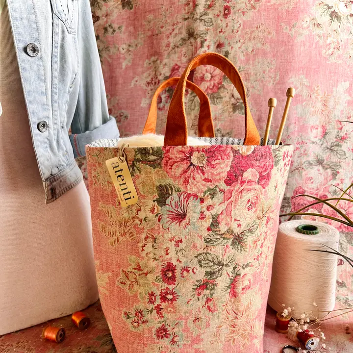 Rosewood Hope Basket Project Bag - Image 5